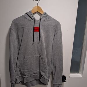 Hugo Gray Men's Hoodie